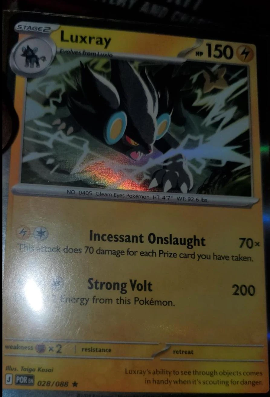 Luxray Reverse Holo