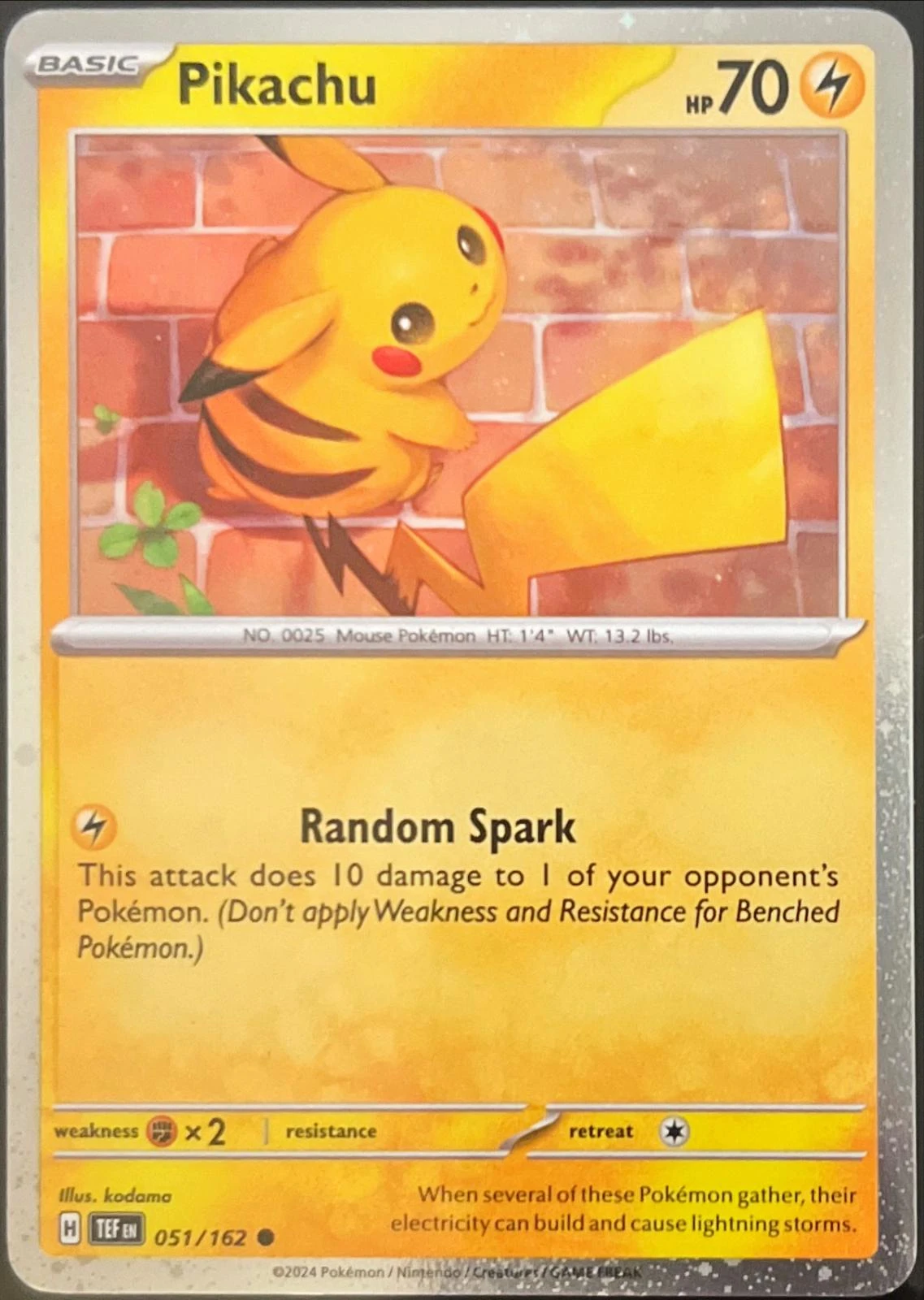 Pikachu Cosmos Holo