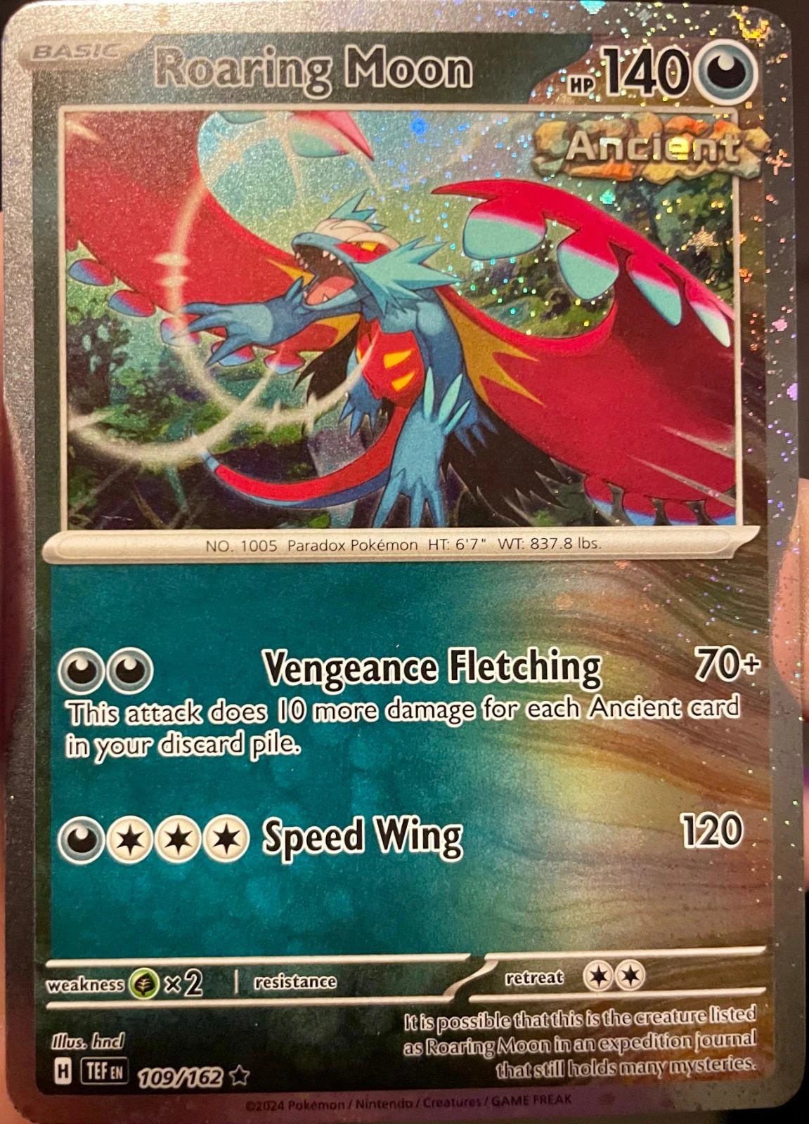 Roaring Moon Cosmos Holo