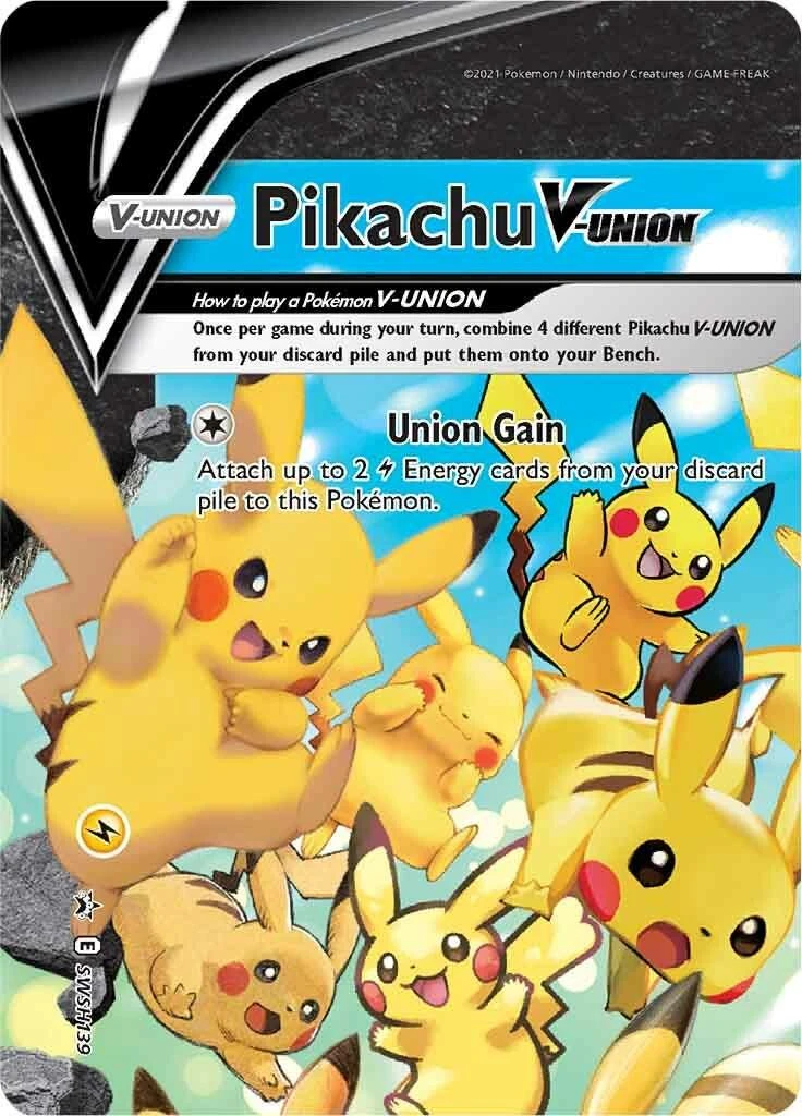 Pikachu V Union Swsh139