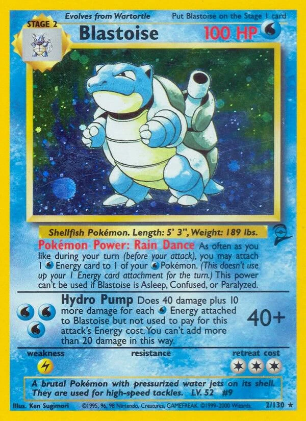 Blastoise #2 · Base Set 2 (2000)