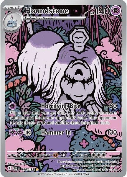 Houndstone #145 · Mega Evolution (2025)