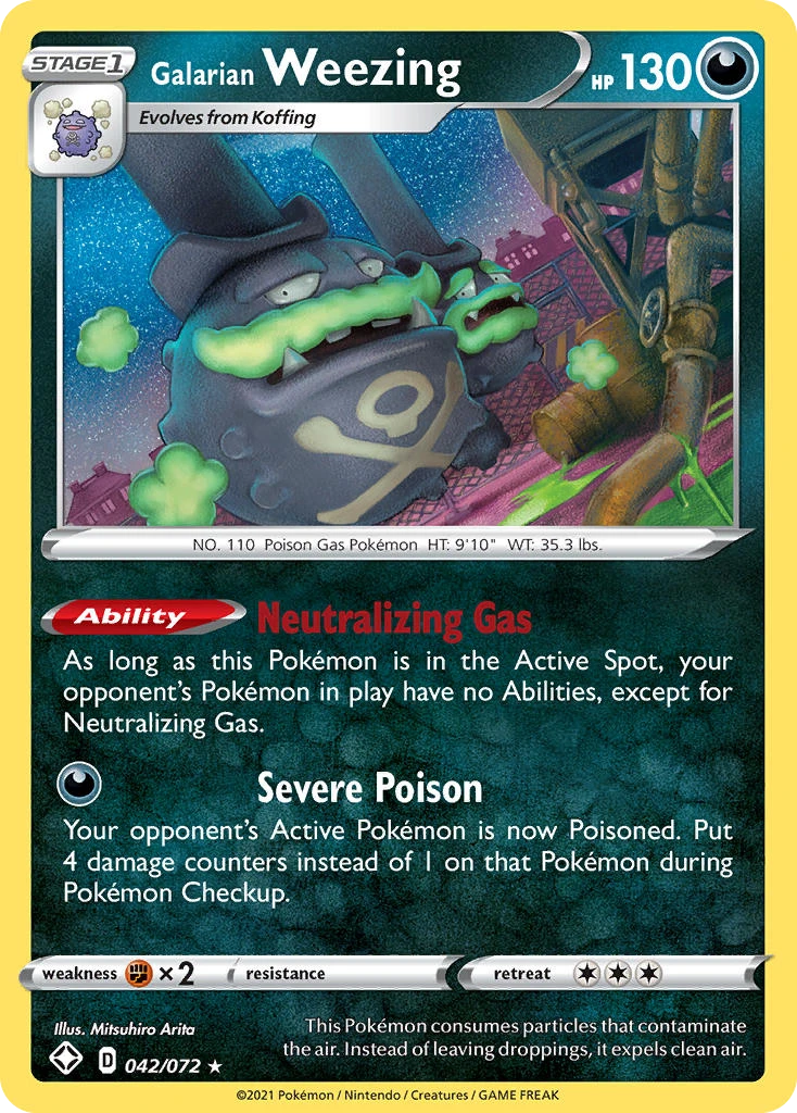 Galarian Weezing Holo