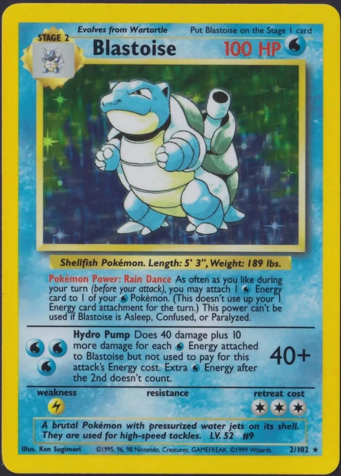 Blastoise #2 · Base Set (1999)