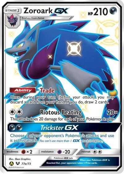 Zoroark Gx 77a