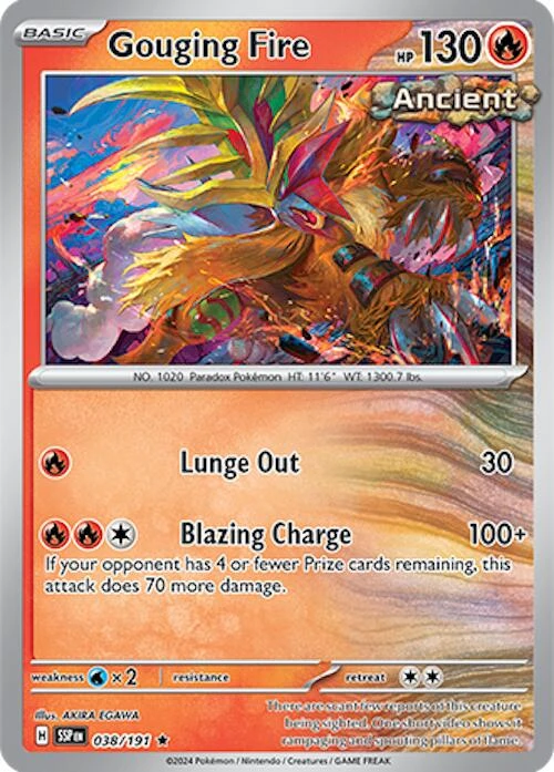 Gouging Fire Holo