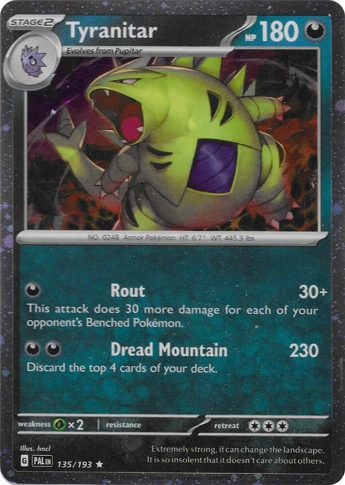 Tyranitar Cosmos Holo