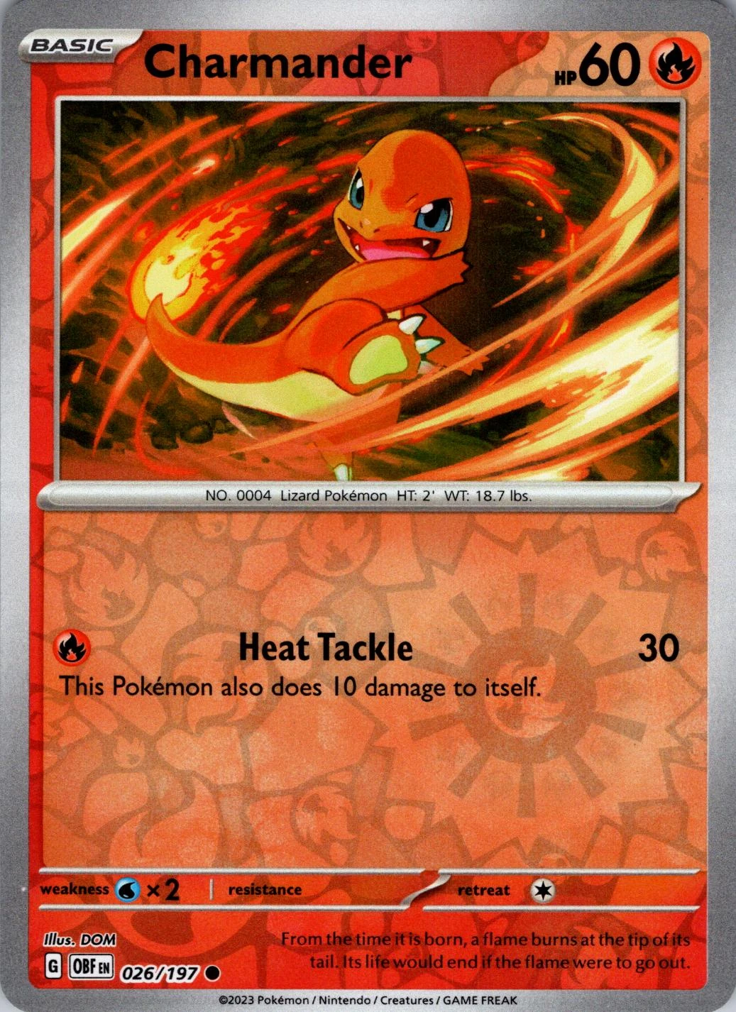 Charmander Reverse Holo