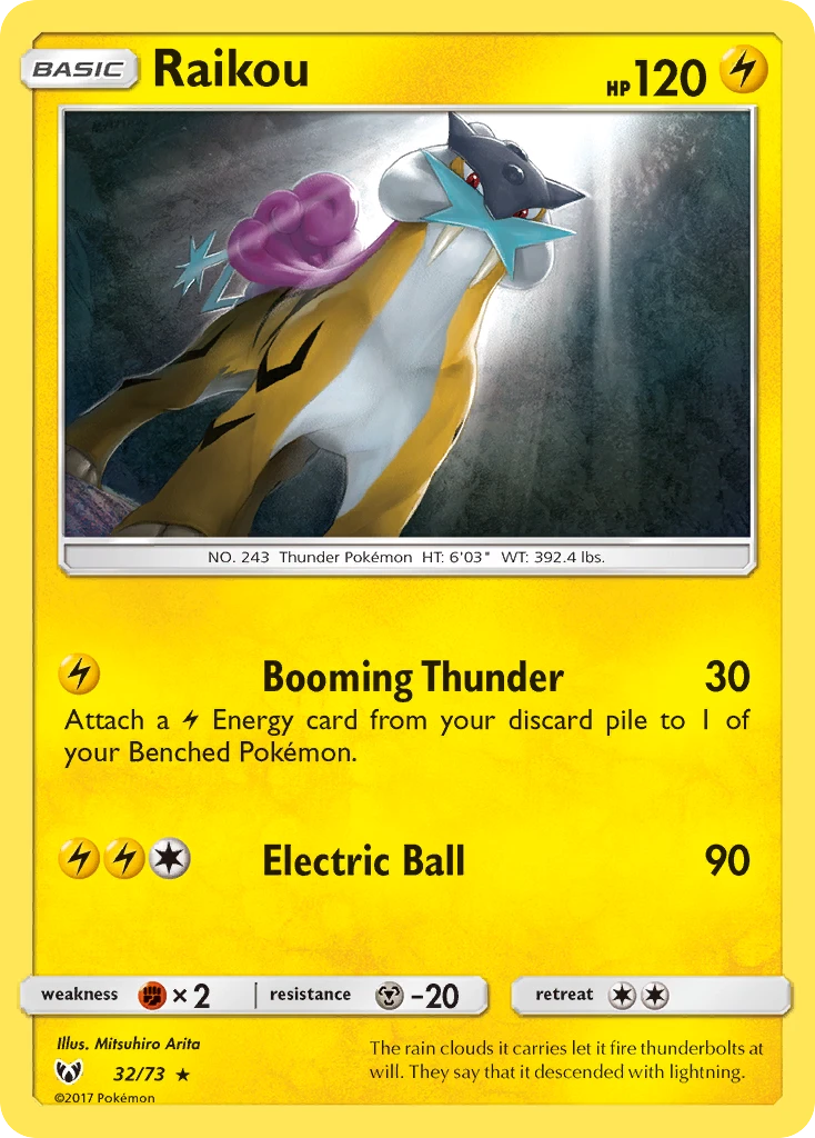 Raikou Reverse Holo