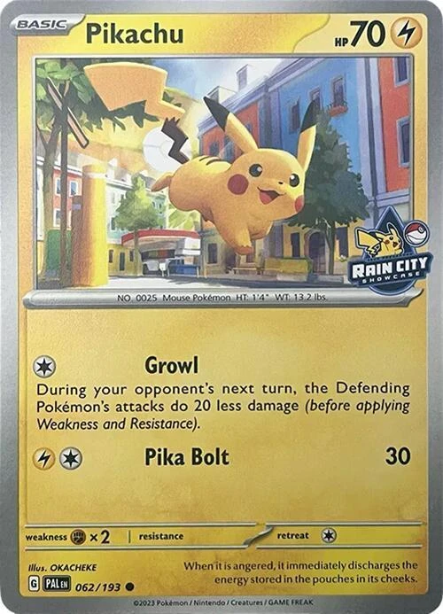 Pikachu Rain City Showcase
