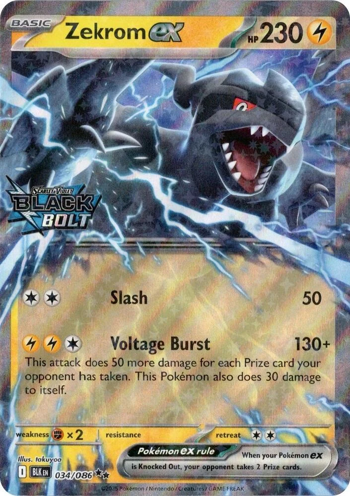 Zekrom Ex Stamped