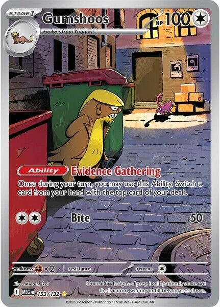 Gumshoos #153 · Mega Evolution (2025)