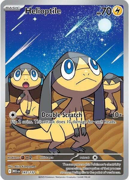 Helioptile #143 · Mega Evolution (2025)