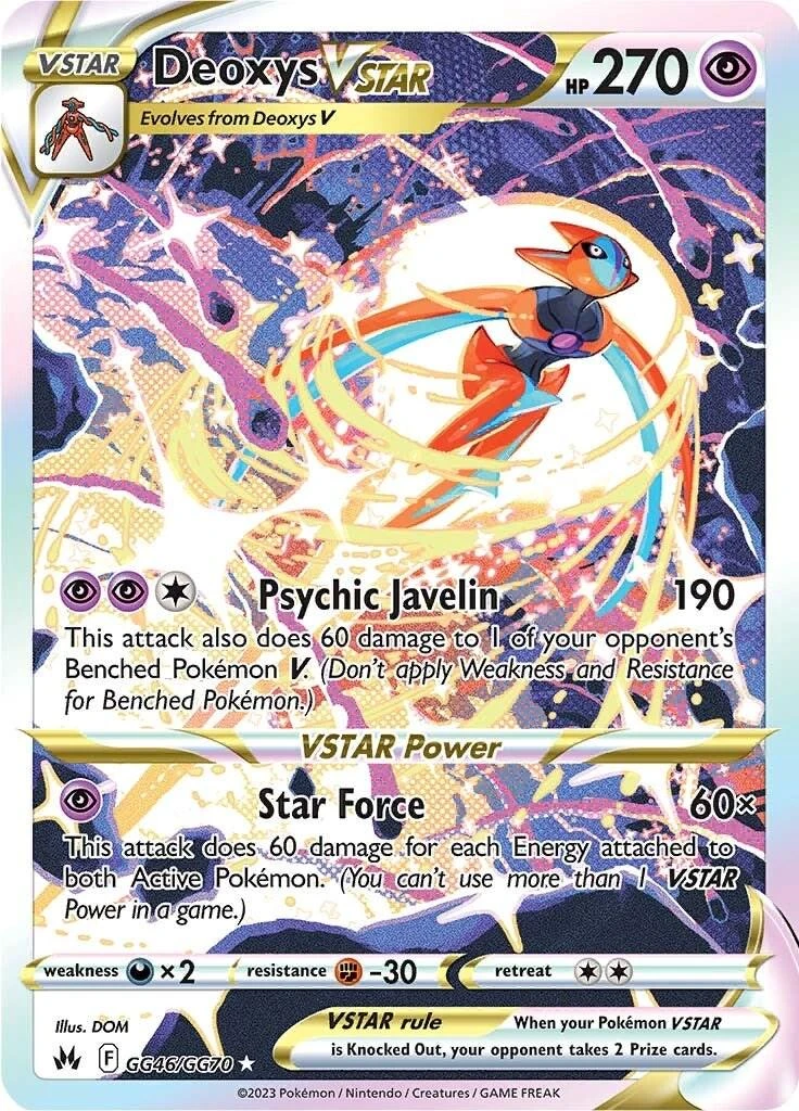 Deoxys Vstar Gg46