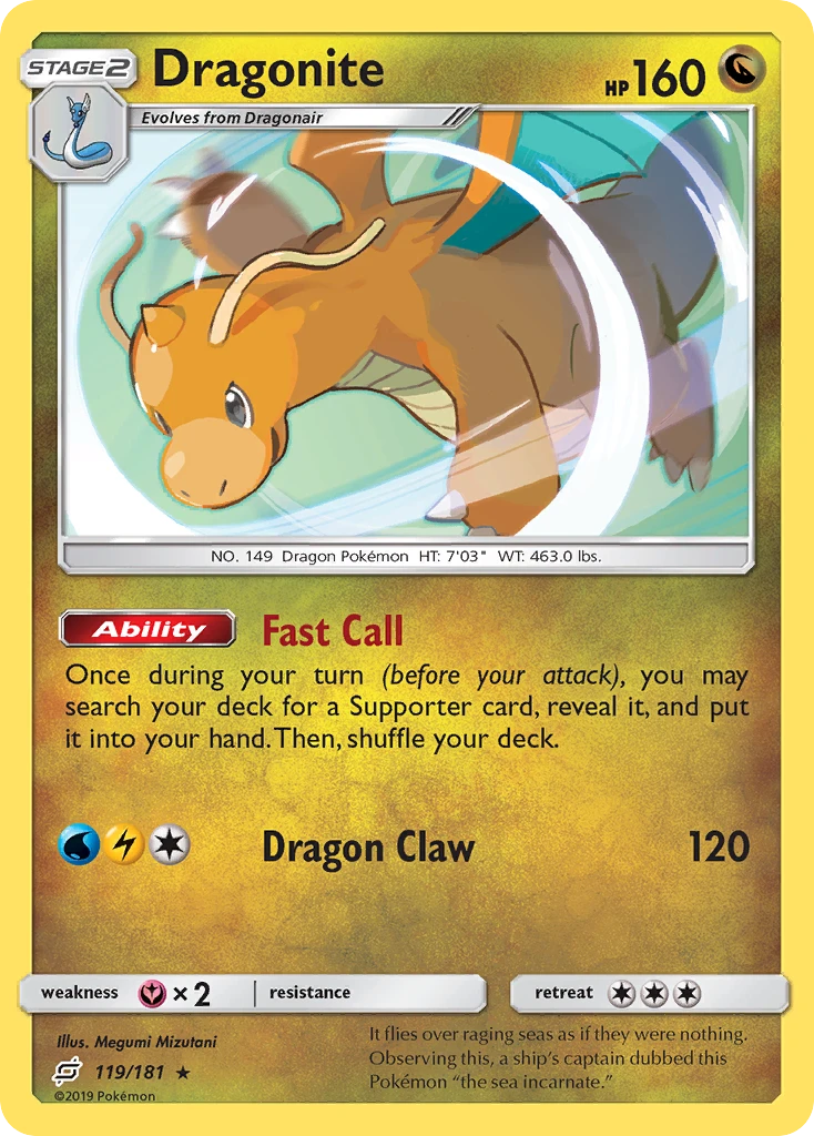Dragonite Cosmos Holo