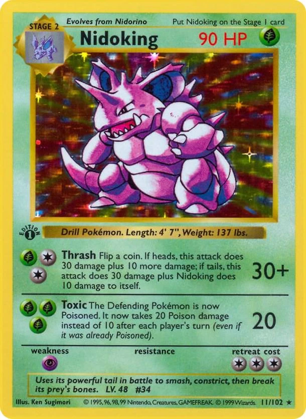 Nidoking 1st Edition