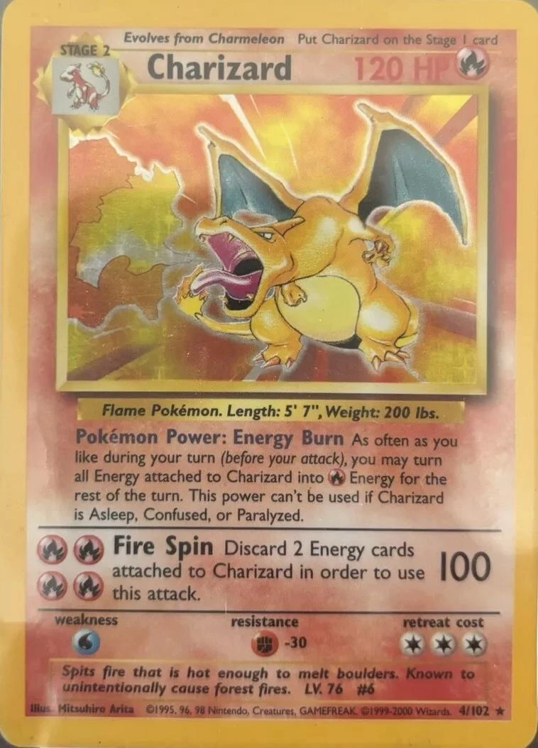 Charizard 1999 2000