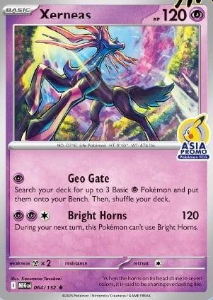 Xerneas Stamped Asia Promo
