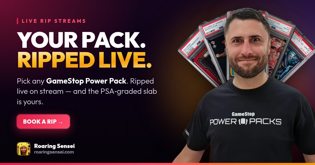 Book a Live Rip — Power Packs | Roaring Sensei
